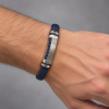 Pulsera acero azul fernando