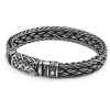 Pulsera plata de ley retro