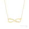 Gargantilla Oro 18kt infinito dos nombres