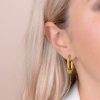 Pendientes Acero chapado Bolitas