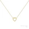 Gargantilla oro corazon piedras