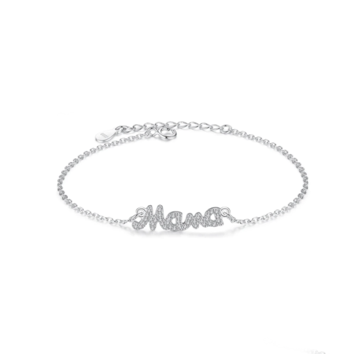Pulsera plata de ley mama circonitas