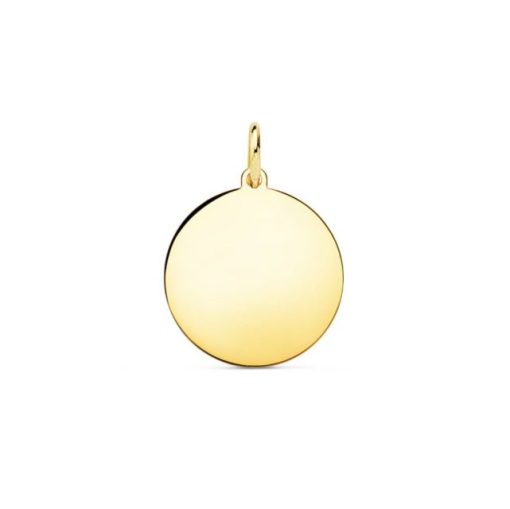 Medalla redonda oro 18k