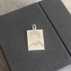Placa plata de ley 25x18 mm