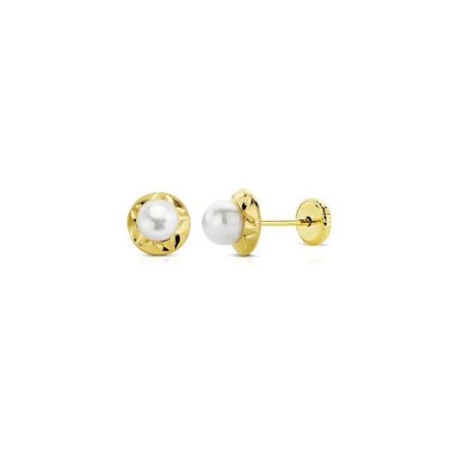 Pendientes oro bebe anabella
