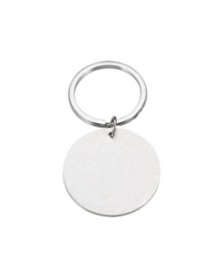Llavero acero redondo personalizado