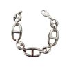 Pulsera maciza plata de ley barco