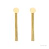 Pendientes Acero chapado Marlen