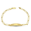 Esclava mujer oro18k hueca 18cm