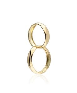 Colgante Alianzas Oro 18k 7 mm