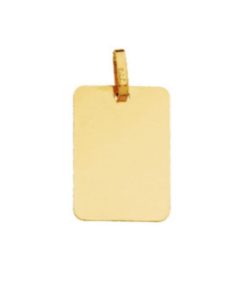 Placa Oro 9k para personalizar 17 x 12 mm