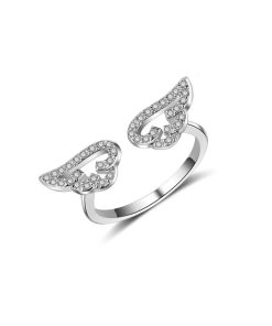 Anillo plata de ley alas angel