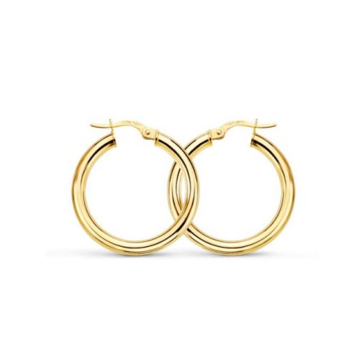 Aros plata de ley chapado grueso 30mm