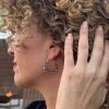 Aros plata de ley Bali