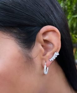Trepador plata con circonitas