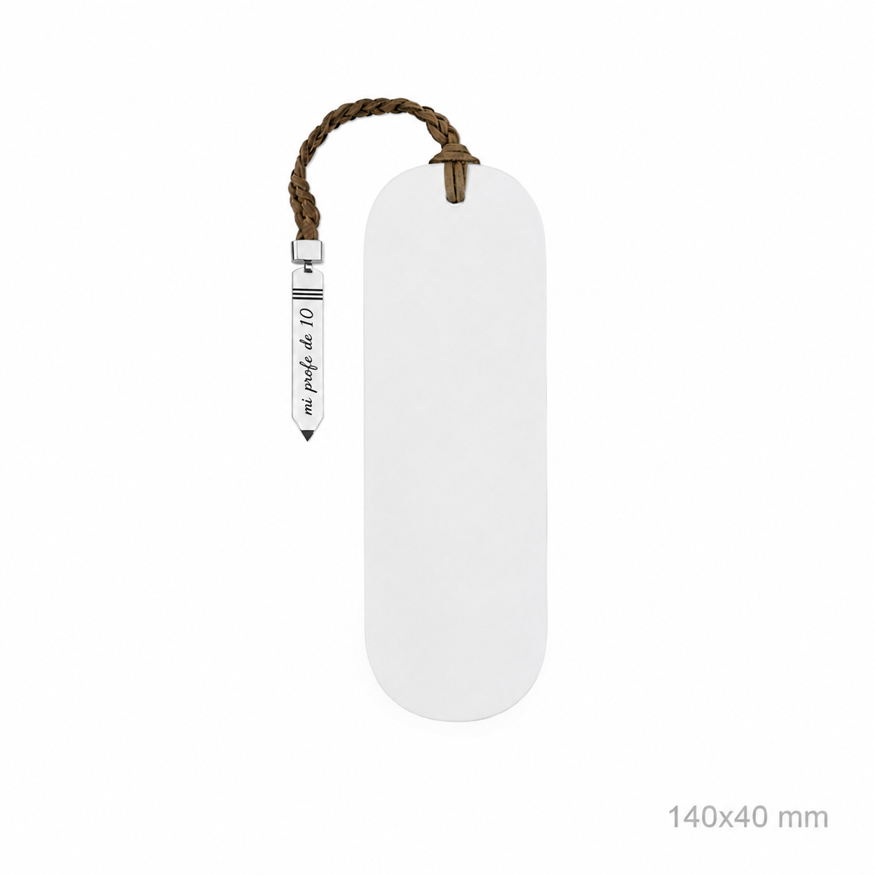Marcapáginas de acero para personalizar