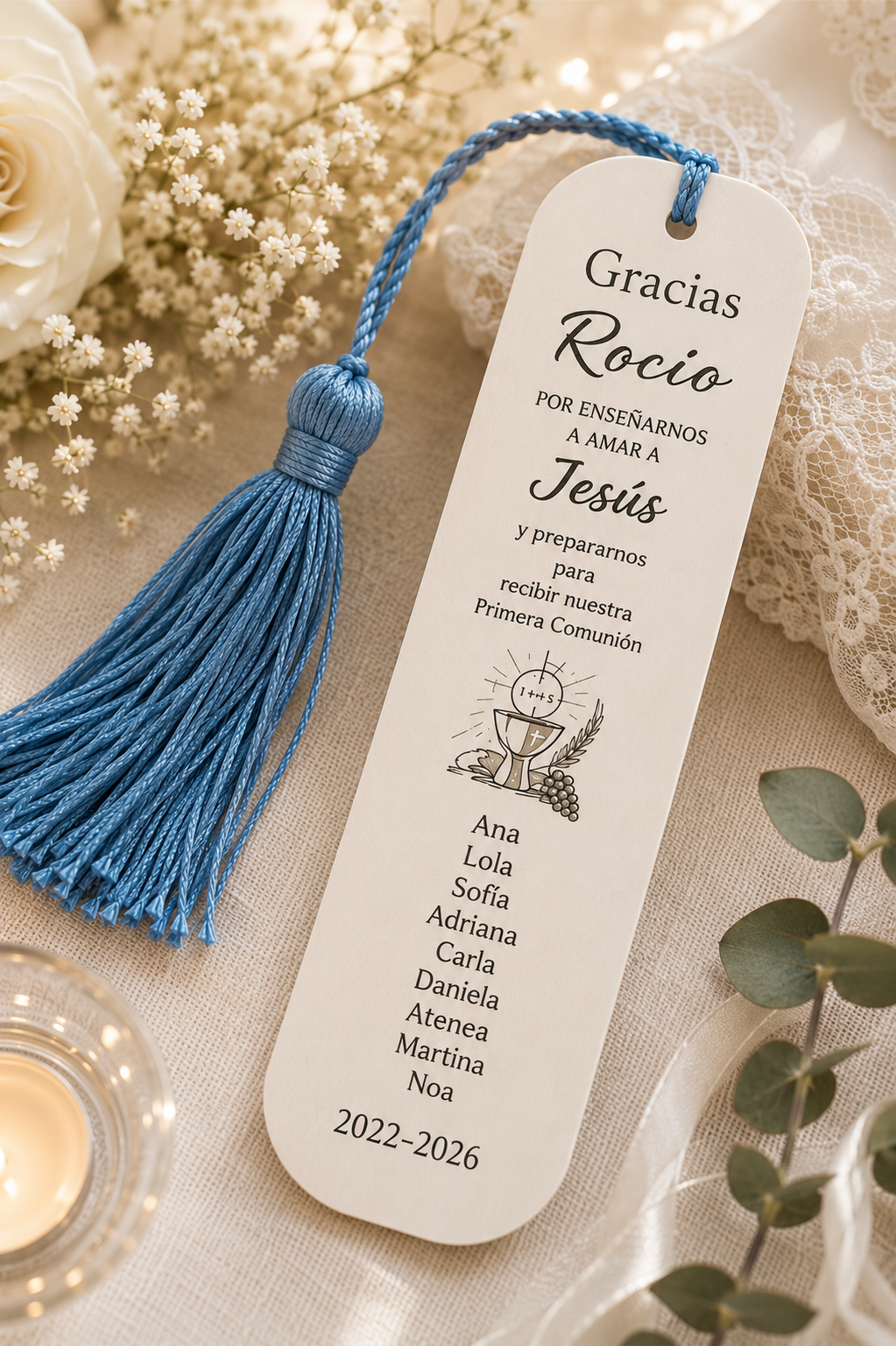 Marcapáginas acero para personalizar
