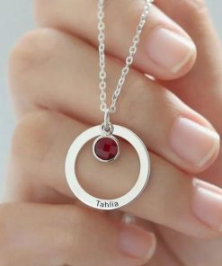 Gargantilla cerco piedra personalizada