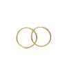 Aros oro 18k redondos lisos 14 x 1mm