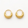 Aros oro 18k morcilla 10mm