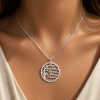 Gargantilla plata arbol de la vida personalizada