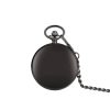 Reloj de bolsillo de cuarzo negro
