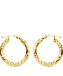 Aros oro18k soraya 21mm