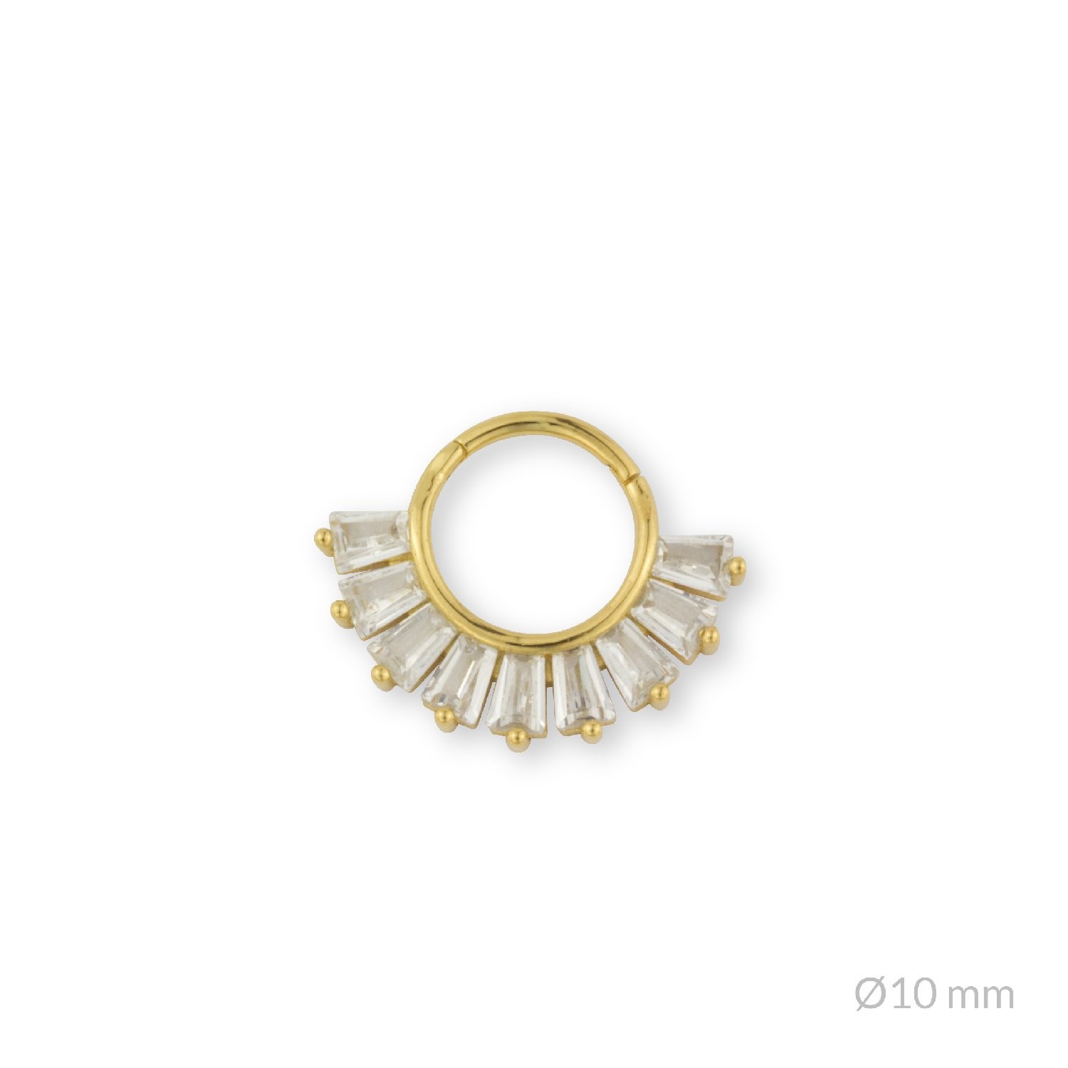 Piercing plata chapado oro Sofia