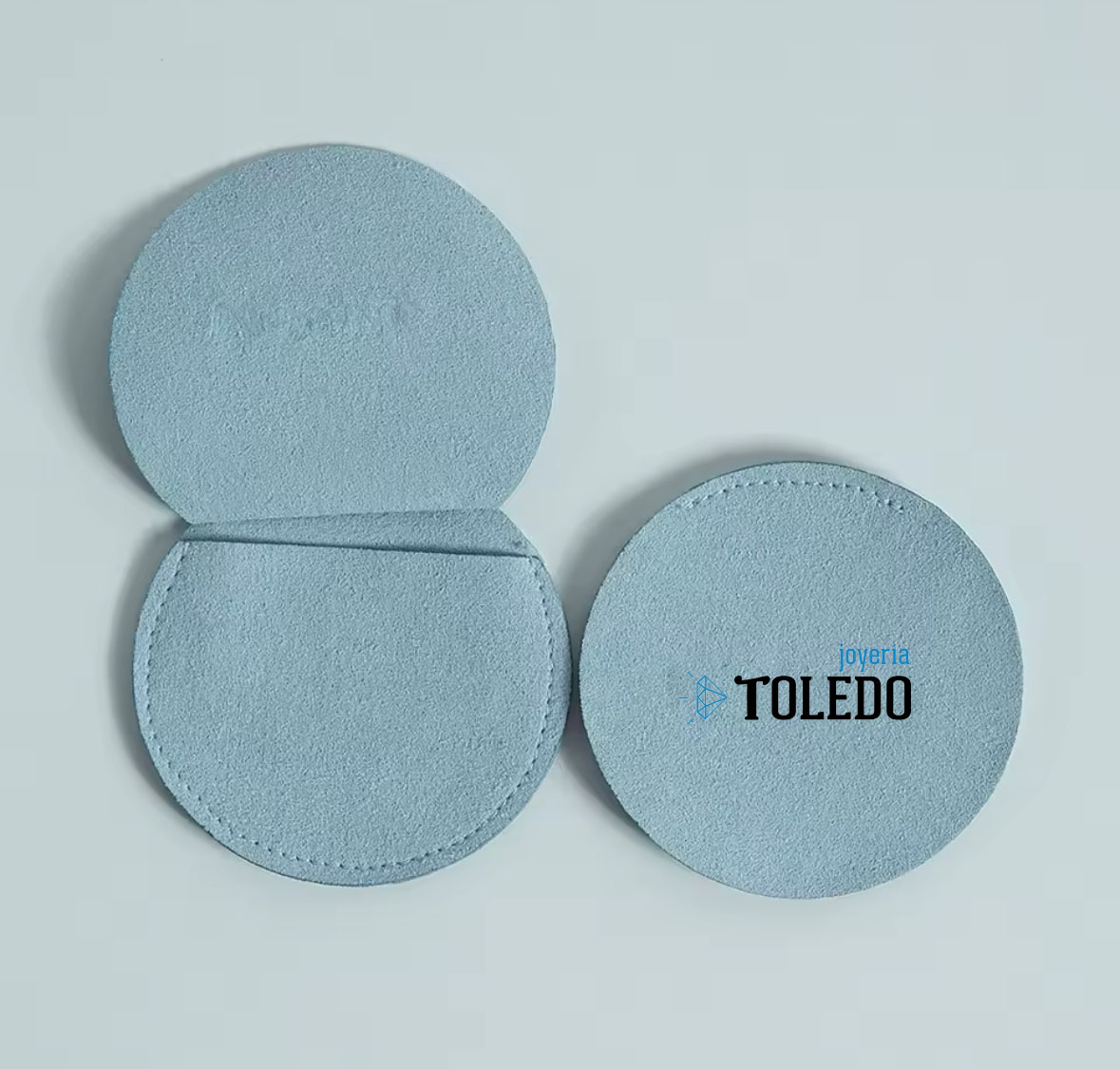 Bolsa microfibra celeste