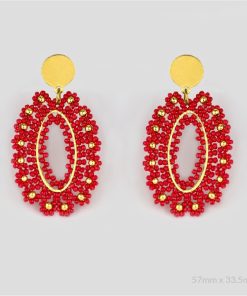 Pendientes acero chapado Bulería