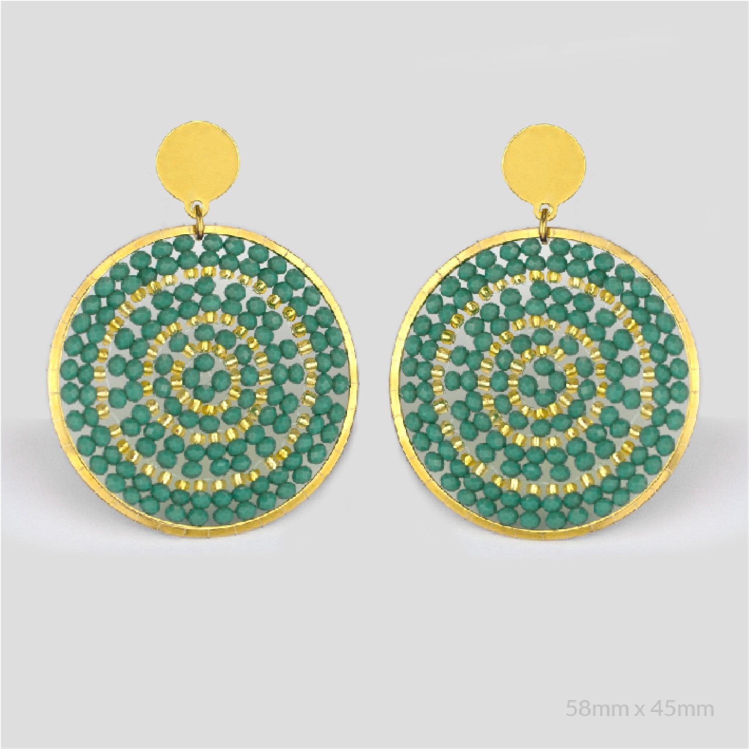Pendientes acero chapado Sevilla