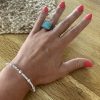 Anillo plata de ley gloria turquesa