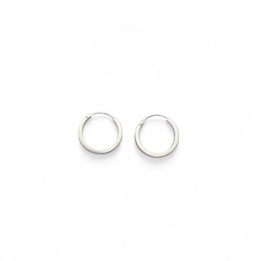 Aros plata planos 15mm