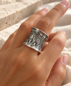 Anillo plata de ley Bali