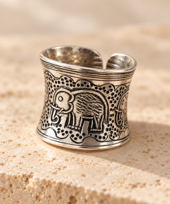 Anillo plata de ley Bali