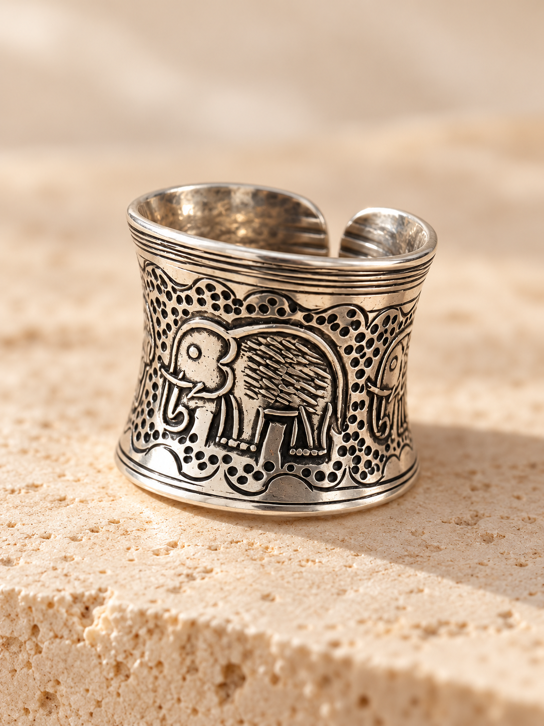 Anillo plata de ley Bali