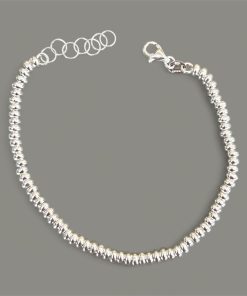 Pulsera Pita plata de ley