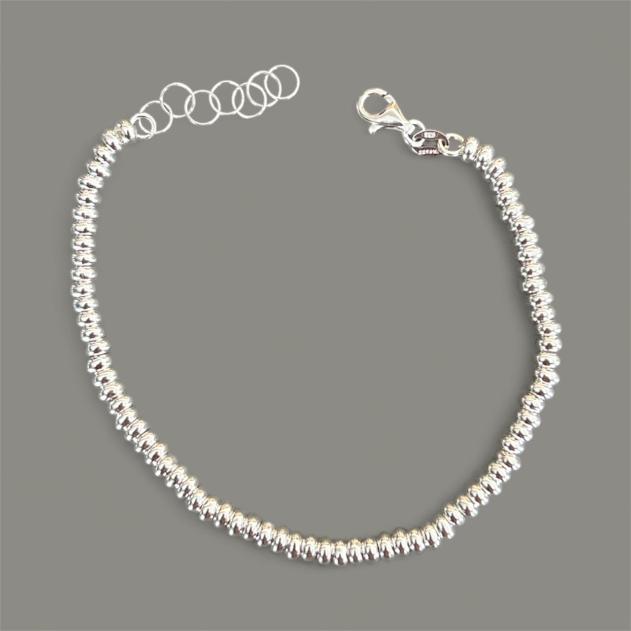 Pulsera Pita plata de ley
