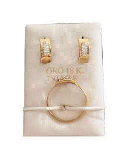 Juego comunión oro 18k princesa