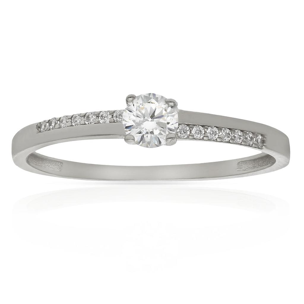 Sortija oro blanco 18k Mariana