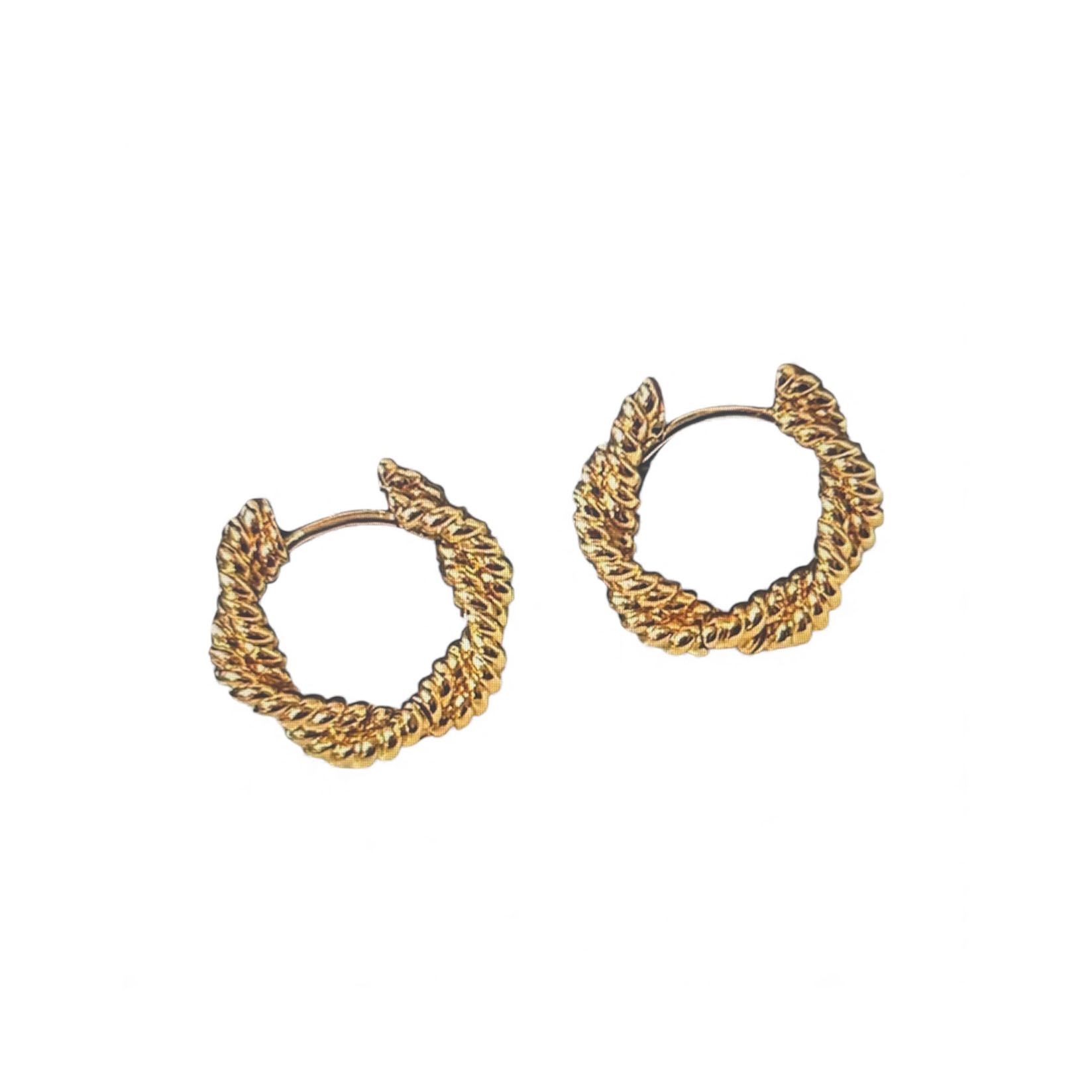 Aros plata chapado Suiza