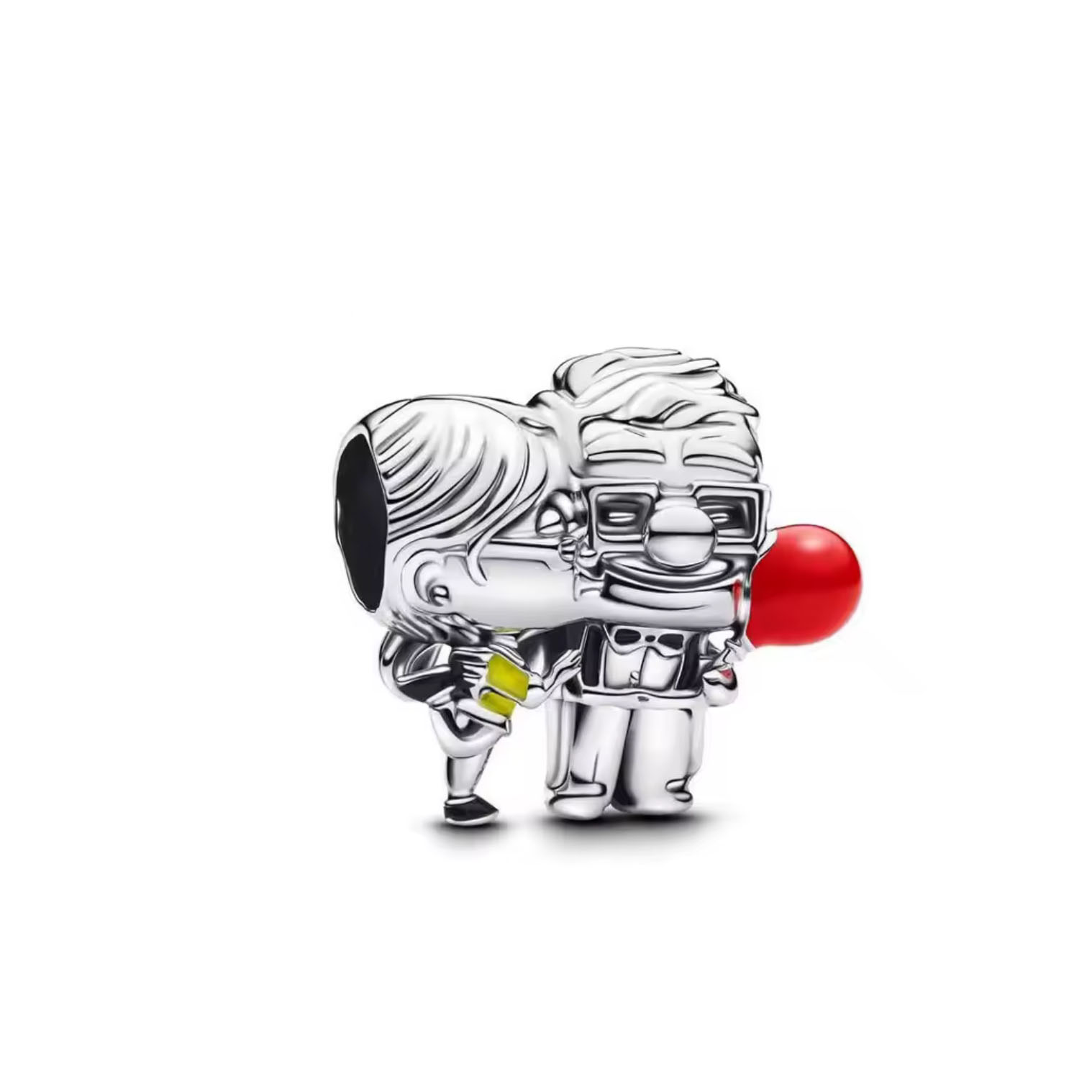 Charm carl & eli up disney plata de ley