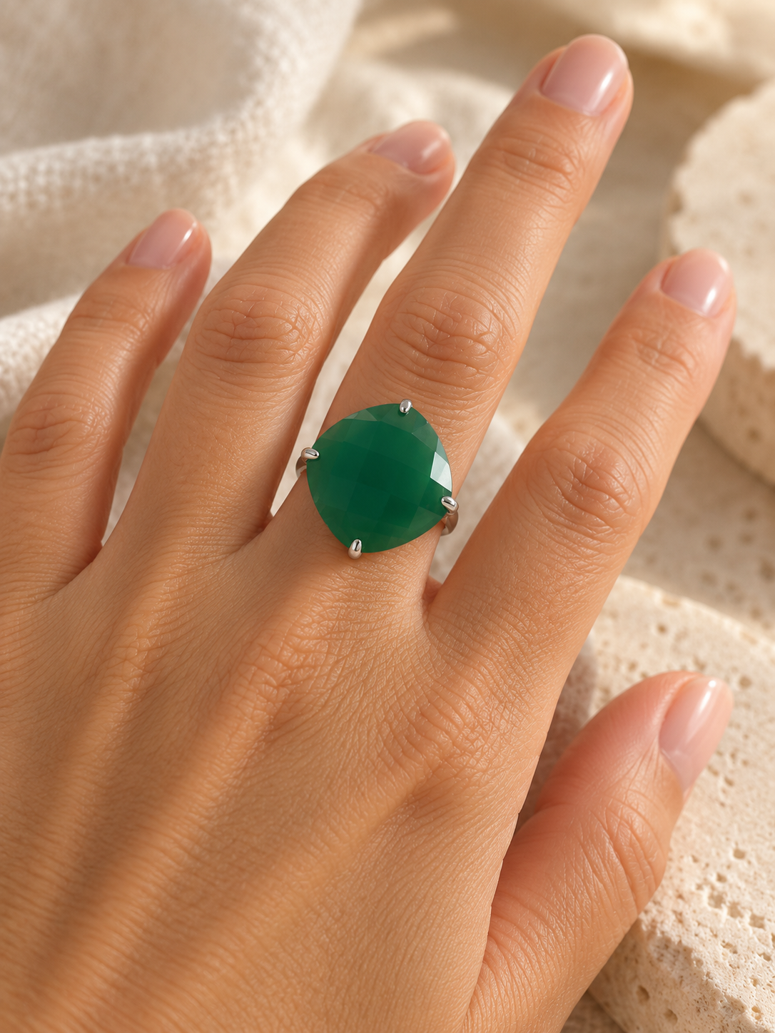 Anillo plata de ley monaco