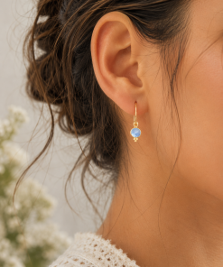 Aros plata chapado Boo