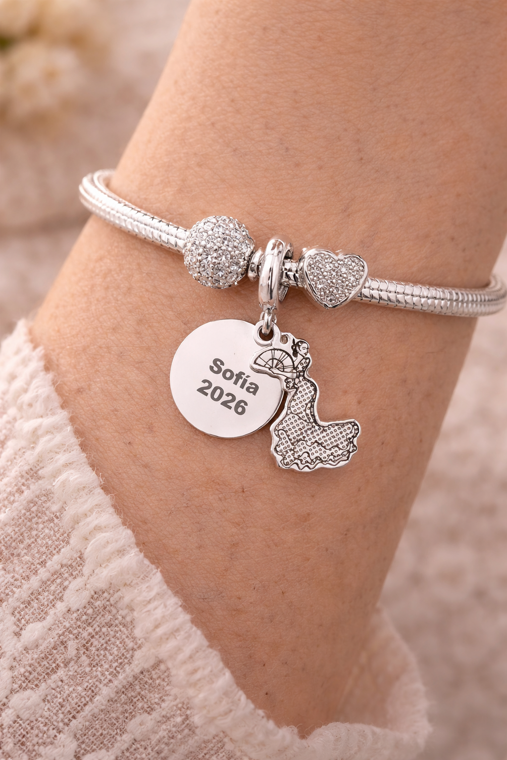 charm plata de ley flamenca