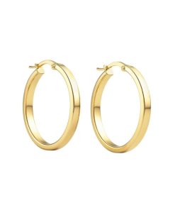 Aros oro 18k planos 18mm