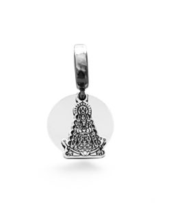 charm plata de ley v.rocio y medalla