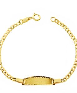 Esclava oro 18k bebé barbada