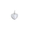 Colgante leche materna corazon plata de ley