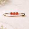 Alfiler Oro 18k corales